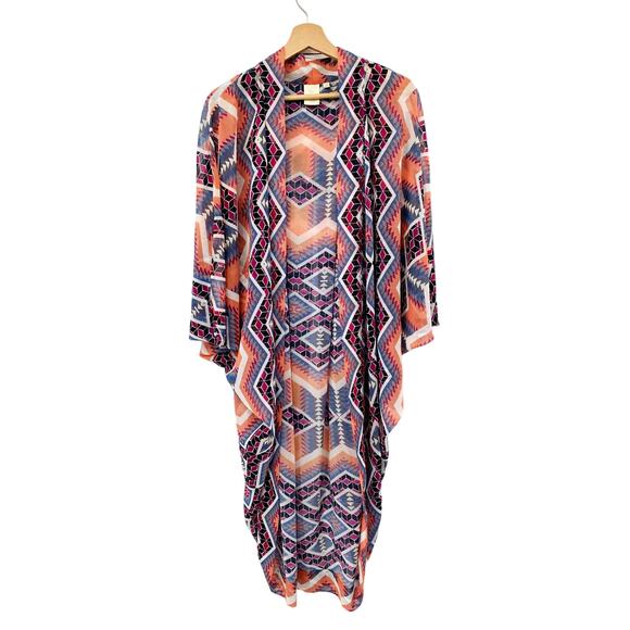 Anthropologie E by Eloise Colorful Long Kimono - Picture 1 of 3